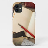  Briefpapier oude foto's Case-Mate iPhone Case (Achterkant)