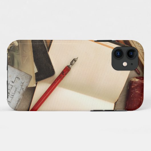  Briefpapier oude foto's Case-Mate iPhone Case (Achterkant (horizontaal))