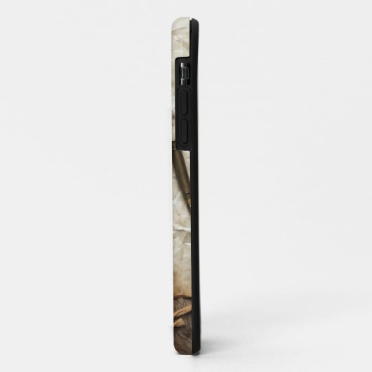 Briefpapier oude foto's Case-Mate iPhone Case (Achterkant/links)