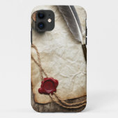 Briefpapier oude foto's Case-Mate iPhone Case (Achterkant)