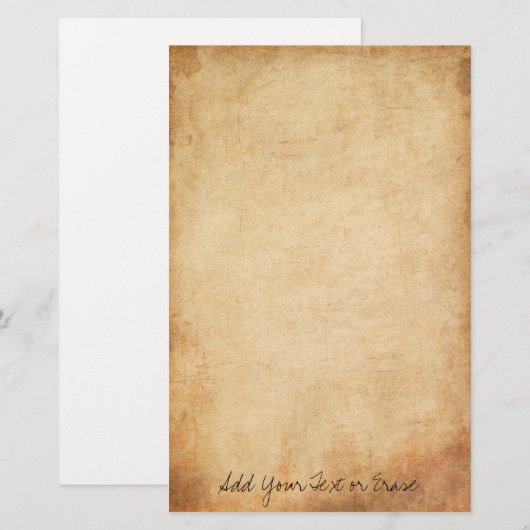 Briefpapier papier 2 (Voorkant / Achterkant)