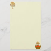 Briefpapier Pompoenmand (Voorkant)