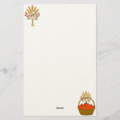 Briefpapier Pompoenmand (Achterkant)