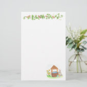 Briefpapier schrijfpapier voor kinderen (Staand voorkant)