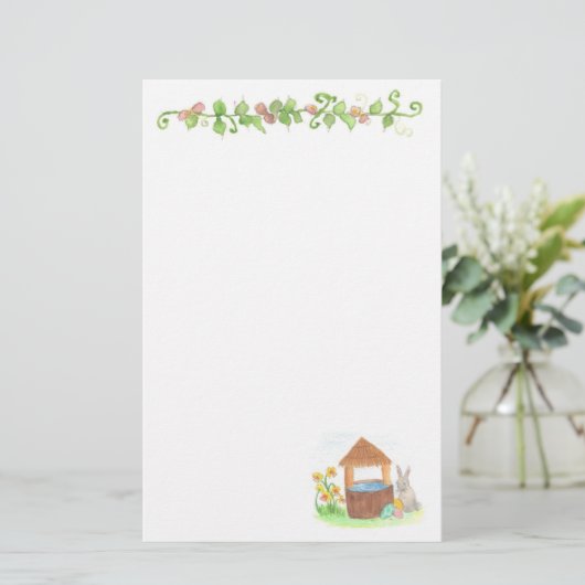 Briefpapier schrijfpapier voor kinderen (Staand voorkant)