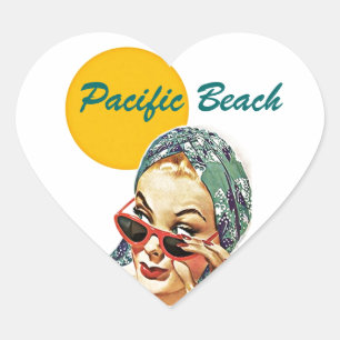 Briefpapier Stickers voor reisnotities Lady Retro