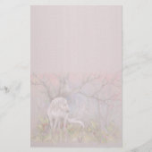 Briefpapier - Unicorn Spring Blooms (Voorkant)