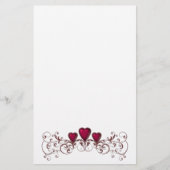 Briefpapier Valentijnen voor bekroonde winnaars (Voorkant)