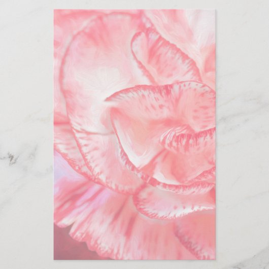 Briefpapier van anjers (Voorkant)