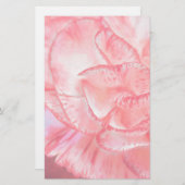 Briefpapier van anjers (Voorkant / Achterkant)