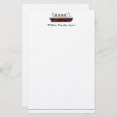 Briefpapier van de oude-tijdreizigerslijn (Voorkant / Achterkant)