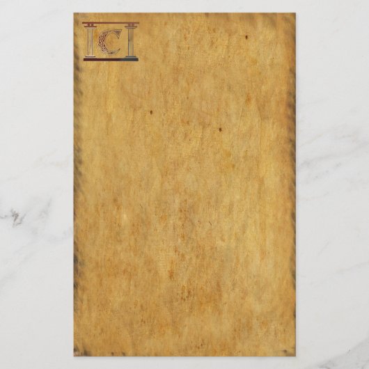 Briefpapier van de Oude Wereld (Voorkant)