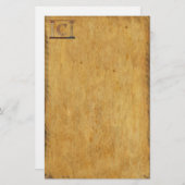 Briefpapier van de Oude Wereld (Voorkant / Achterkant)