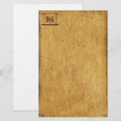 Briefpapier van de Oude Wereld (Voorkant / Achterkant)