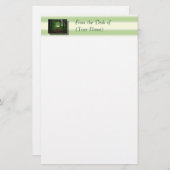 Briefpapier van het bos - van het bureau van (Jouw (Voorkant / Achterkant)