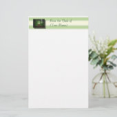 Briefpapier van het bos - van het bureau van (Jouw (Staand voorkant)
