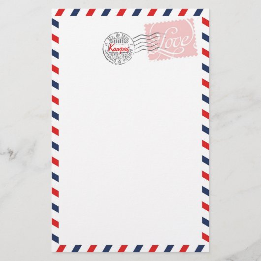 briefpapier van het Collectie van de rode posterij (Voorkant)