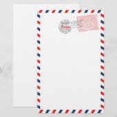 briefpapier van het Collectie van de rode posterij (Voorkant / Achterkant)