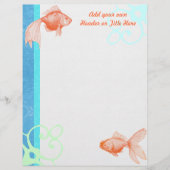 briefpapier voor goudvissen briefhoofd (Voorkant)