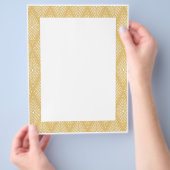 Briefpapier voor randpapierlade flyer (Hand)