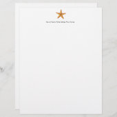 Briefpapier voor vakantieverhuur custom briefhoofd (Voorkant / Achterkant)