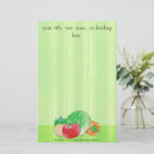briefpapier voor verse producten (Staand voorkant)