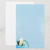 briefpapier voor waterbloemen (Voorkant / Achterkant)