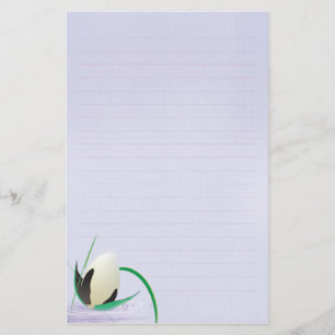 briefpapier voor waterbloemen