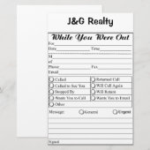 briefpapier voor zakelijke doeleinden (Voorkant / Achterkant)