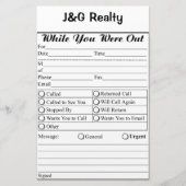 briefpapier voor zakelijke doeleinden (Voorkant)