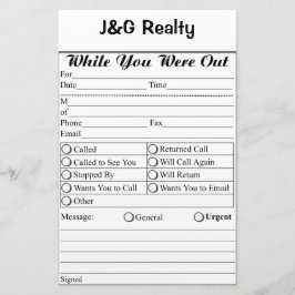 briefpapier voor zakelijke doeleinden