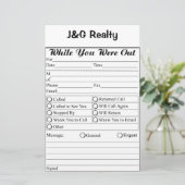 briefpapier voor zakelijke doeleinden (Staand voorkant)