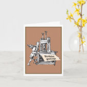  briefperprinter Wenskaart van de Dag Kaart (Gele Bloem)