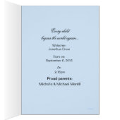  briefpers, geboortenaankondiging (Binnen (Rechts))