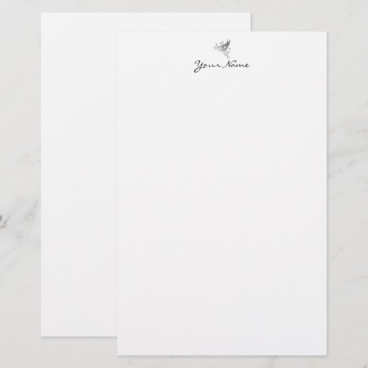 briefpers Griffin Line Art Briefpapier (Voorkant / Achterkant)