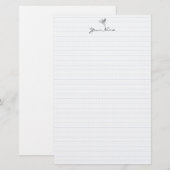 briefpers Griffin Line Art Briefpapier (Voorkant / Achterkant)