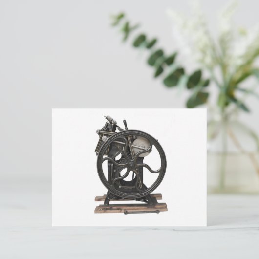 briefpers uit 1901 briefkaart (Staand voorkant)