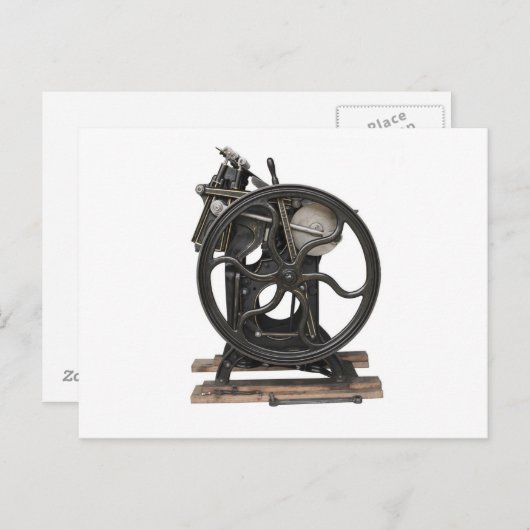 briefpers uit 1901 briefkaart (Voorkant / Achterkant)