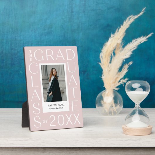 Brieframe BEWERKBARE KLEUR Afstudeercadeau Fotoplaat (Zijkant)