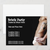 Briefs Party nodigt uit Kaart (Voorkant / Achterkant)