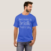 BRIELLE Grappige gepersonaliseerde verjaardag vrou T-shirt (Voorkant volledig)