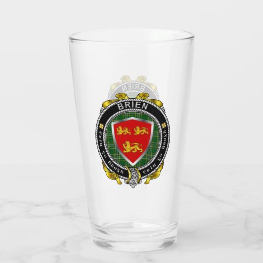 Brien/Bryan Irish Beer Glass Glas (Achterkant)