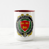 Brien/Bryan Irish Shield Combo Mok 15oz (Midden)