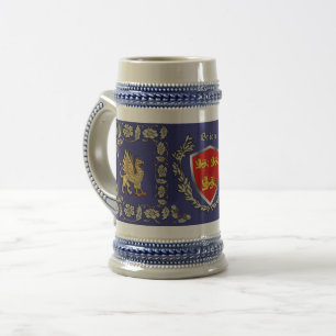 Brien/Bryan Irish Shield Griffin Stein Bierpul