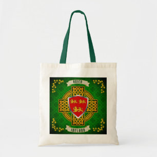 Brien Ierse Schild & Keltisch Kruis Persoonlijk Tote Bag