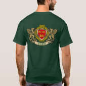 Brien Irish Shield & Griffins Personalized T-shirt (Achterkant)
