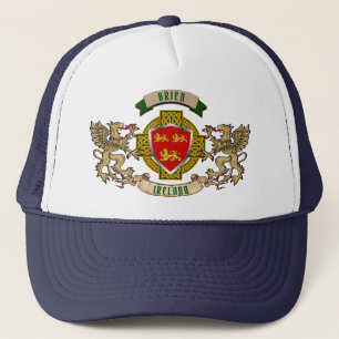 Brien Irish Shield & Griffins Personalized Trucker Pet