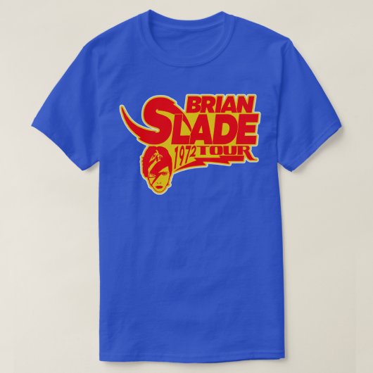 Brien Slade Tour 1972 T-shirt (Design voorkant)