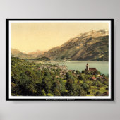 Brienz Lake, Bernese Oberland, Zwitserland Poster (Voorkant)