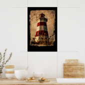 Brier Island LightHouse Poster (Keuken)